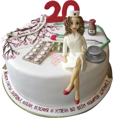 Тортик на день рождения 20 лет на заказ по цене 1050 руб./кг в кондитерской  Wonders | с доставкой в Москве