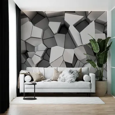 Фотообои на стену флизелиновые 3d геометрия Плитки. Соты 300x270 см Luxury  Walls AM22403 по цене 5900 ₽/шт. купить в Сургуте в интернет-магазине Леруа  Мерлен