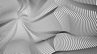 Абстрактные черно-белые картины (триптих) – заказать на Ярмарке Мастеров –  90BJTBY | Картины, Москва