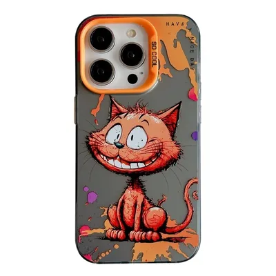 Чехол на Айфон 5S силиконовый с принтом \"Смешные коты\" - купить с доставкой  по выгодным ценам в интернет-магазине OZON (1257278261)