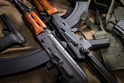 UKARMS AK-47 SPRING AIRSOFT RIFLE GUN w/ LASER SIGHT 6mm BB BBs | eBay