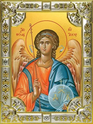 Икона из дерева \"Ангел Хранитель\" - [арт.221-12-1], цена: 11000 рублей.  Эксклюзивные ангелы, иконы в интернет-магазине подарков LuxPodarki.