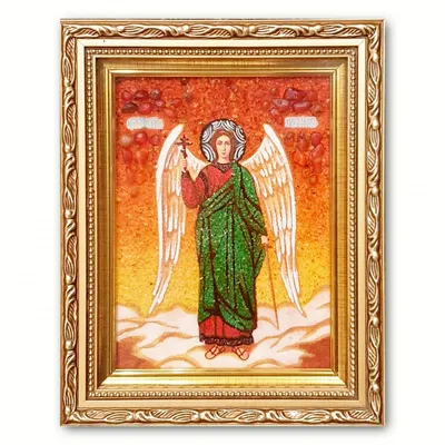 Икона Ангел-Хранитель из янтаря от производителя ТМ Янтарь Полесья