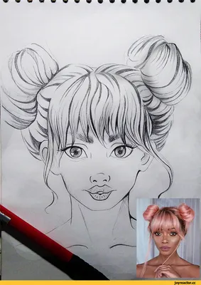 Как нарисовать Руру из аниме Монохромный фактор карандашом | Милые рисунки,  Рисунки персонажей, Эскизы персонажей