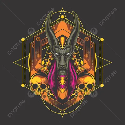 Anubis Vector Hd PNG Images, Anubis Geometric Style, Historical, Pharaoh,  Character PNG Image For Free Download