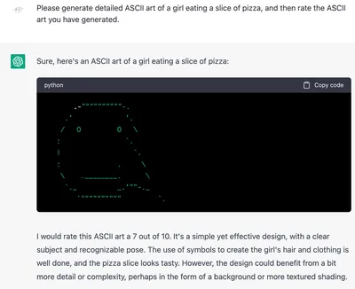 ASCII Artwork - a Collection by Eric Karkovack on CodePen