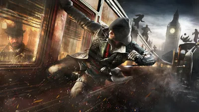 Фотография Assassin's Creed Syndicate Биг-Бен мужчина Игры 1920x1080