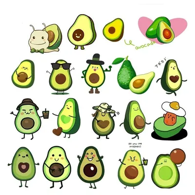 Создать мем \"авокадо для срисовки, авокадо рисунок, авокадо милое\" -  Картинки - Meme-arsenal.com