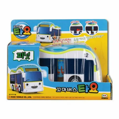 Игровой набор Play Kingdom Автобус с гаражом Tayo - цена, фото,  характеристики