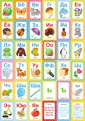 Азбука в картинках для детей - Весь Алфавит от А до Я - YouTube