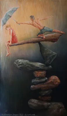 Баланс» картина Моисеевой Марины маслом на холсте — купить на ArtNow.ru