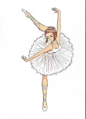 Балерина картинки для срисовки фотографии