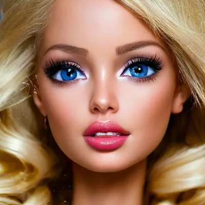 Красивая девушка, кукла Барби, …» — создано в Шедевруме