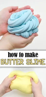 How To Make Butter Slime Recipe - Fun with Mama