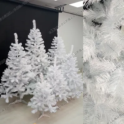 Как стильно украсить белую елку?