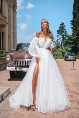 Вечернее белое платье миди с длинным рукавом (ID#1943757736), цена: 769 ₴,  купить на Prom.ua