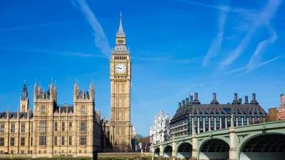 Башня Биг Бен, Лондон, Великобритания Стоковое Изображение - изображение  насчитывающей лондон, строя: 156426323