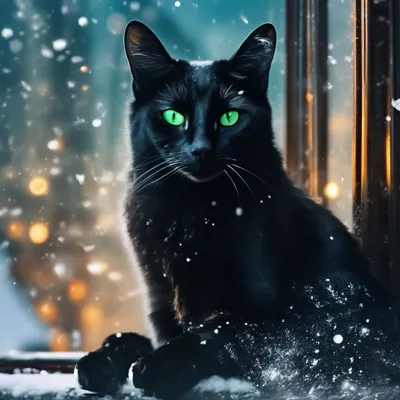 Золотой с черным кот и кошка с …» — создано в Шедевруме