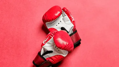 Скачать 1920x1080 боксерские перчатки, перчатки, бокс, красный, спорт обои,  картинки full hd, hdtv, fhd, 1080p