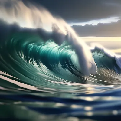Большие волны на море стоковое фото. изображение насчитывающей мощно -  138756124