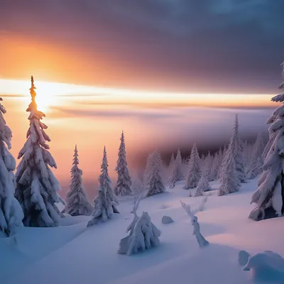 Большие снежные деревья и горная цепь, ландшафт зимы Стоковое Изображение -  изображение насчитывающей пейзаж, холодно: 137910415