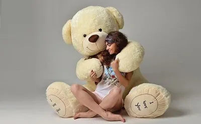 Красивый плюшевый мишка 150см, Серый плюшевый медведь в подарок, Большие  мягкие игрушки медведи (ID#1762603769), цена: 1398 ₴, купить на Prom.ua