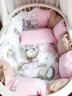 Sova Podushki Бортики в кроватку для новорождённых мальчиков и девочек