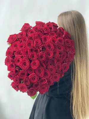 Букет красных роз с доставкой по Костанаю — Cvety.kz