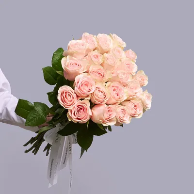 Большой букет роз Мисти баблз | Кустовые розы | Kiwi Flower Shop