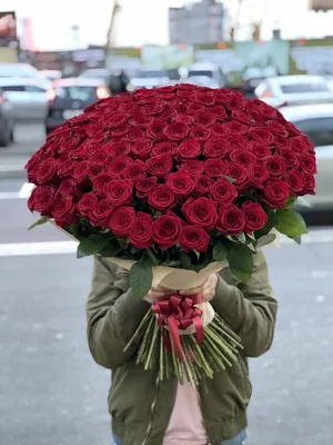 Заказать большой букет роз FL-743 купить - хорошая цена на большой букет роз  с доставкой - FLORAN.com.ua