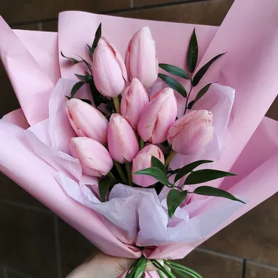 Букет из белых тюльпанов - заказать доставку цветов в Москве от Leto Flowers