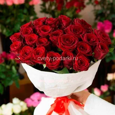 Заказать букет цветов роз с днем рождения FL-1239 купить - хорошая цена на букет  цветов роз с днем рождения с доставкой - FLORAN.com.ua
