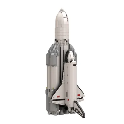Buran (orbiter) - 1:110 scale LEGO model