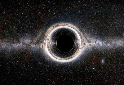 Обнаружена черная дыра с кривым аккреционным диском