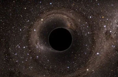 NASA визуализировало черную дыру