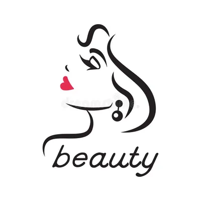 Блестящий логотип для салона красоты Иллюстрация вектора - изображение:  75950527 | Логотип для салона, Искусство силуэта, Искусство красоты