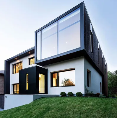 Черно-белый фасад | Architecture, Architecture house, Interior architecture  design