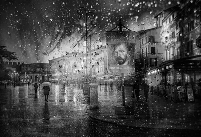 Фото жизнь - Anna Korsakova - корневой каталог - Черно-белый дождь в  Вероне...