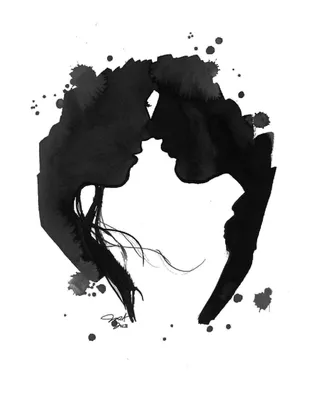 Черно-белые фото мужчины и женщины - романтические картинки