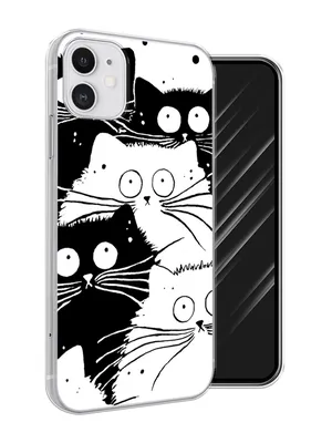 Чехол Awog на Apple iPhone 11 / Айфон 11 \"Коты черно-белые\" - отзывы  покупателей на маркетплейсе Мегамаркет | Артикул: 100031064801