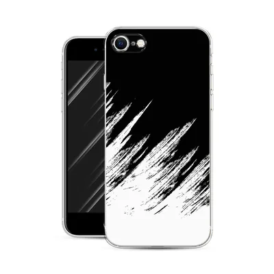 Жидкий чехол с блестками для iPhone 11 Pro с принтом «Черно-белые розы» —  купить в интернет-магазине Case Place