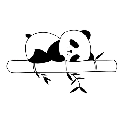 Собака кувашок рисованной логотип рисунок черно-белые линии искусства  иллюстрации домашних животных | Премиум векторы