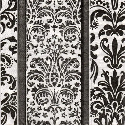 Натирки черно-белые винтаж Cadence Rub On Transfers Blac Vintage, 17х25 см,  R-032