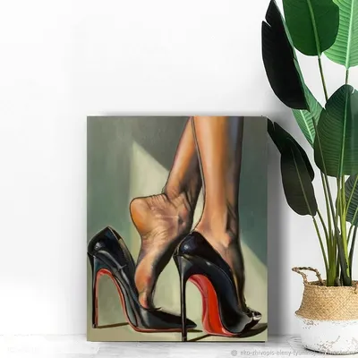 Современная картина черные туфли \"Лабутены\" в интернет-магазине Ярмарка  Мастеров по цене 15000 ₽ – PL6V4BY | Картины, Санкт-Петербург - доставка по  России