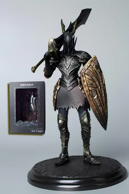 Фигурка Чёрный рыцарь / Dark Souls Knight (22см) - купить с доставкой по  выгодным ценам в интернет-магазине OZON (727446120)