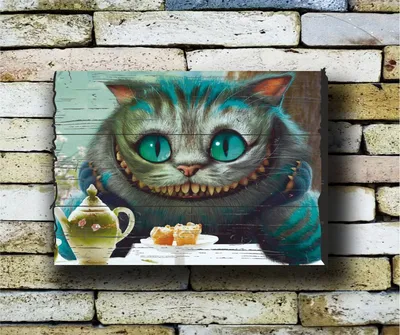Добрый чеширский кот из алисы в …» — создано в Шедевруме