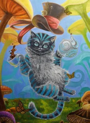 Картина не по номерам \"Чешир. Чеширский кот\" - купить с доставкой по  выгодным ценам в интернет-магазине OZON (352923698)