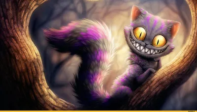 Чеширский кот на ~ Ooyamaneko на DeviantArt | Dark disney art, Cheshire cat  art, Cheshire cat alice in wonderland
