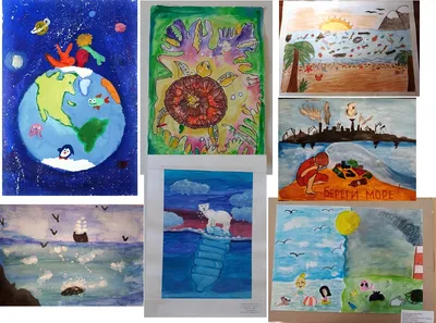 Море рисунок для детей - 74 фото