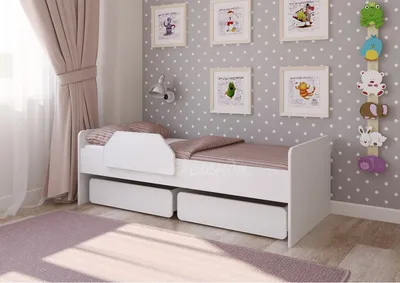 Детская кровать Облако с ящиками купить в СПб|Интернет магазин Лего-Мебель